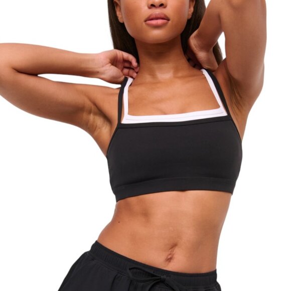 Abercrombie & Fitch YPB Studio Flex Double Layered Sports Bra, Crop, Size XXL - Picture 1 of 10